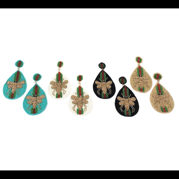 Buzzy Bee dropped earrings - Picture 4 of 6